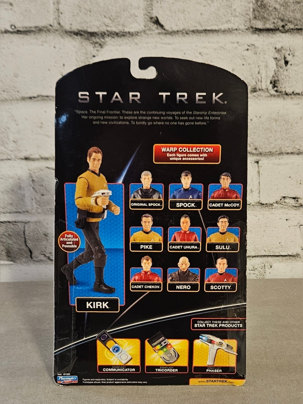 Star Trek 2009 Original Spock Figure Warp Collection NIB Playmates - Picture 2 of 9